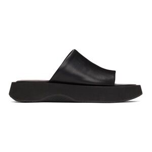 STAUD Black Slide Sandals